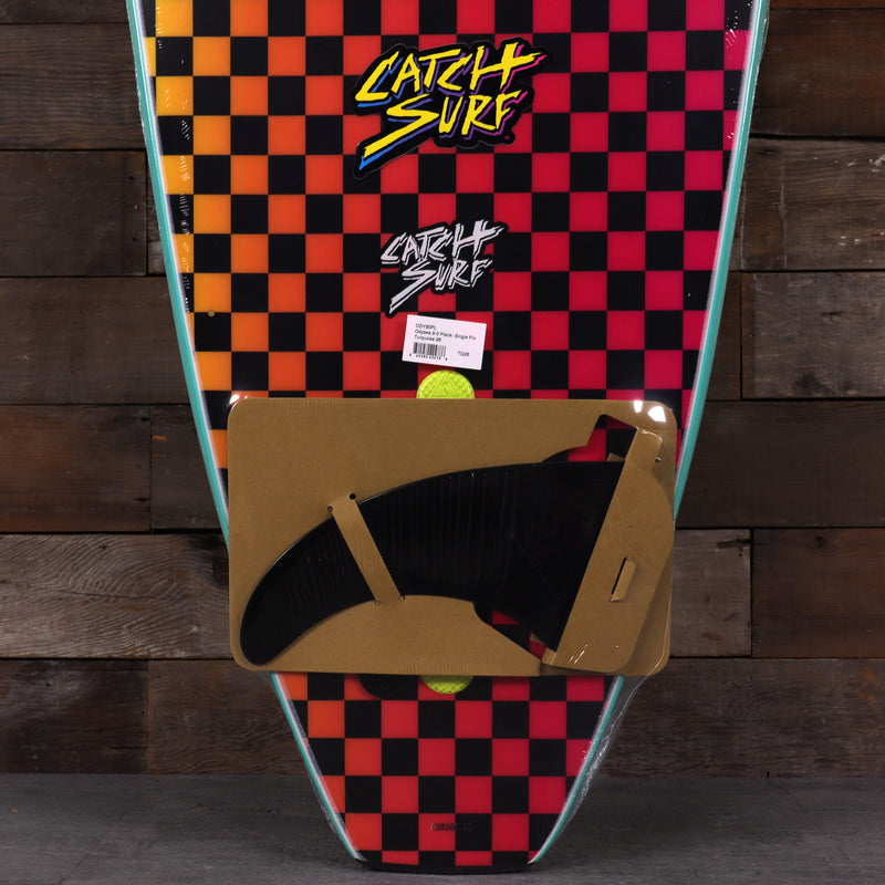 Load image into Gallery viewer, Catch Surf Odysea Plank 9'0 × 24 × 3 ½ Surfboard - Turquoise/Checkers
