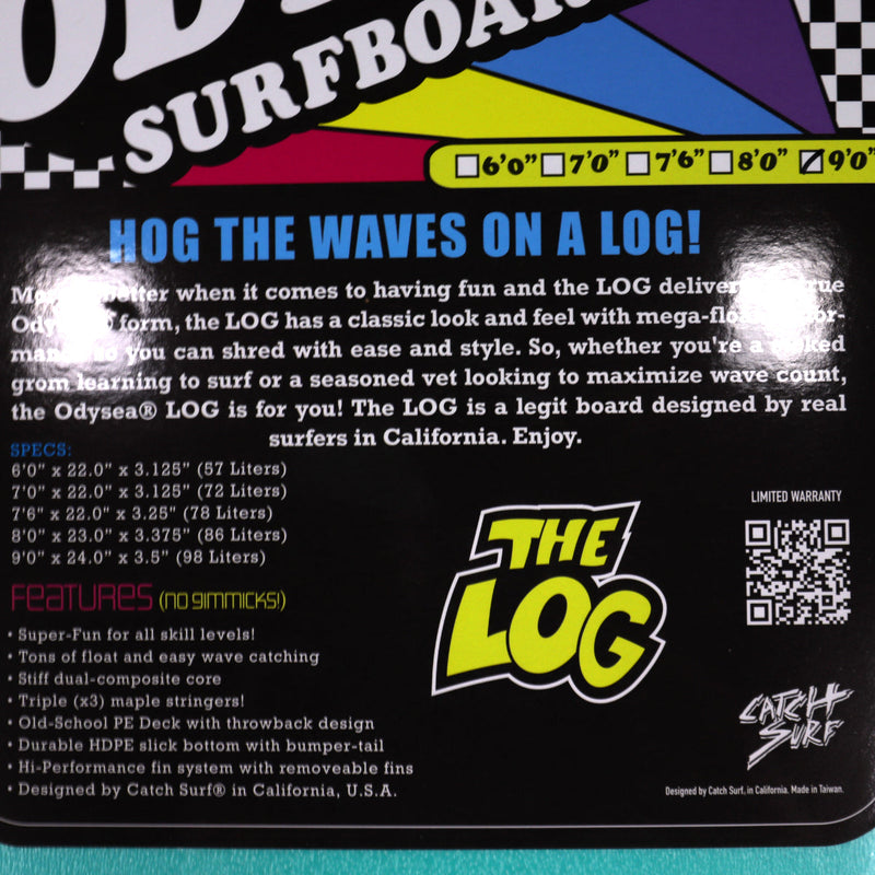 Load image into Gallery viewer, Catch Surf Odysea Log 9'0 × 24 × 3 ½ Surfboard - Turquoise 4

