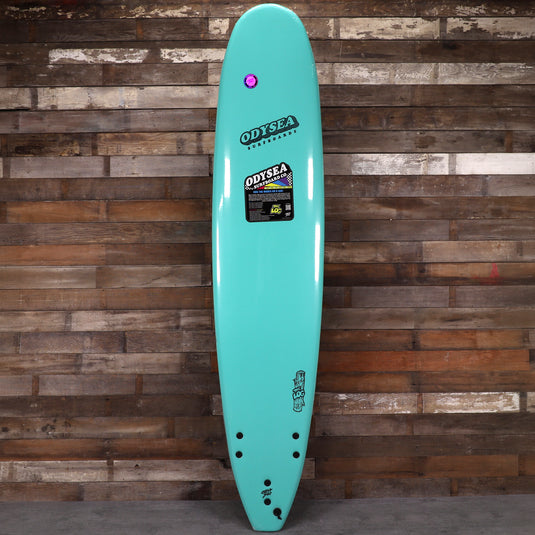 Catch Surf Odysea Log 9'0 × 24 × 3 ½ Surfboard - Turquoise/Checkers