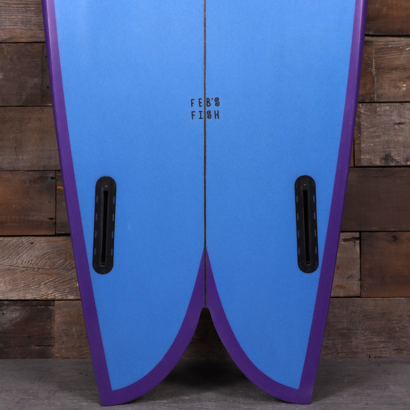 Load image into Gallery viewer, Channel Islands Feb's Fish 5'11 × 21 ⅛ × 2 ⅝ Surfboard - Blue/Purple 
