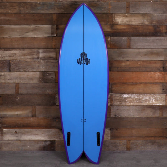 Channel Islands Feb's Fish 5'5 × 20 ⅛ × 2 5/16 Surfboard - Blue/Purple 2
