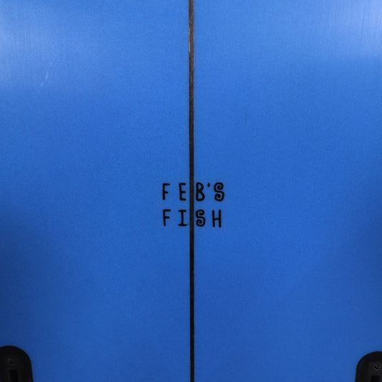 Channel Islands Feb's Fish 5'5 × 20 ⅛ × 2 5/16 Surfboard - Blue/Purple 4
