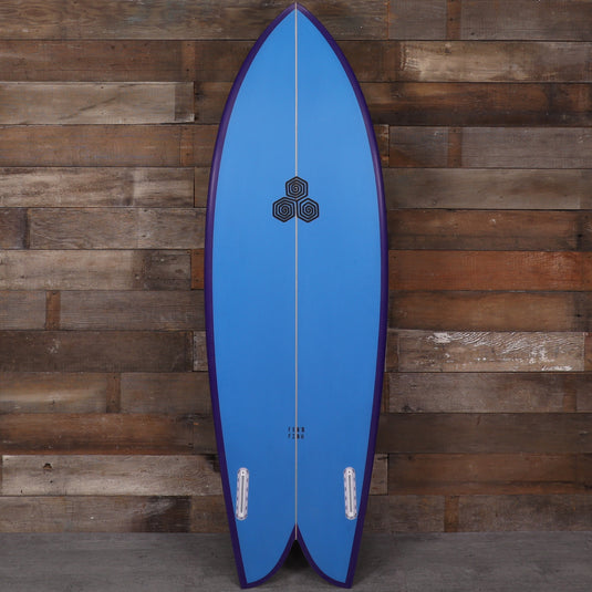 Channel Islands Feb's Fish 5'5 × 20 ⅛ × 2 5/16 Surfboard - Blue/Purple 2