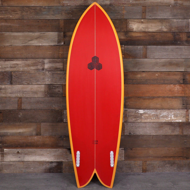 Load image into Gallery viewer, Channel Islands Feb's Fish 5'9 × 20 ⅞ × 2 ½ Surfboard - Red/Yellow 2
