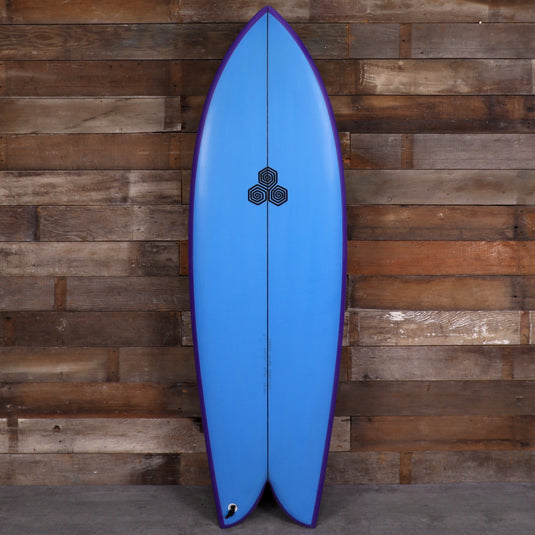 Channel Islands Feb's Fish 5'7 × 20 ½ × 2 7/16 Surfboard - Blue/Purple 1