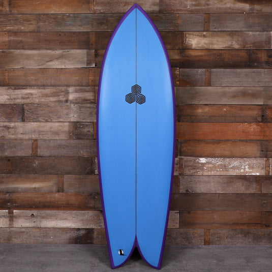 Channel Islands Feb's Fish 5'7 × 20 ½ × 2 7/16 Surfboard - Blue/Purple