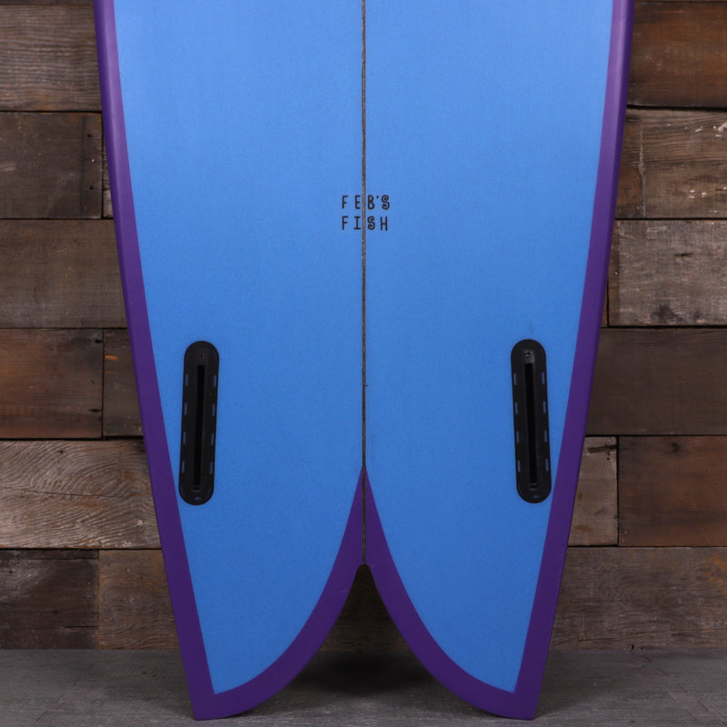 Load image into Gallery viewer, Channel Islands Feb's Fish 5'7 × 20 ½ × 2 7/16 Surfboard - Blue/Purple

