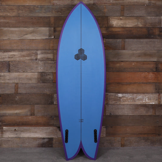 Channel Islands Feb's Fish 5'7 × 20 ½ × 2 7/16 Surfboard - Blue/Purple 2