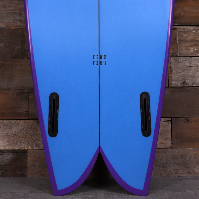 Load image into Gallery viewer, Channel Islands Feb's Fish 5'9 × 20 ⅞ × 2 ½ Surfboard - Blue/Purple 3
