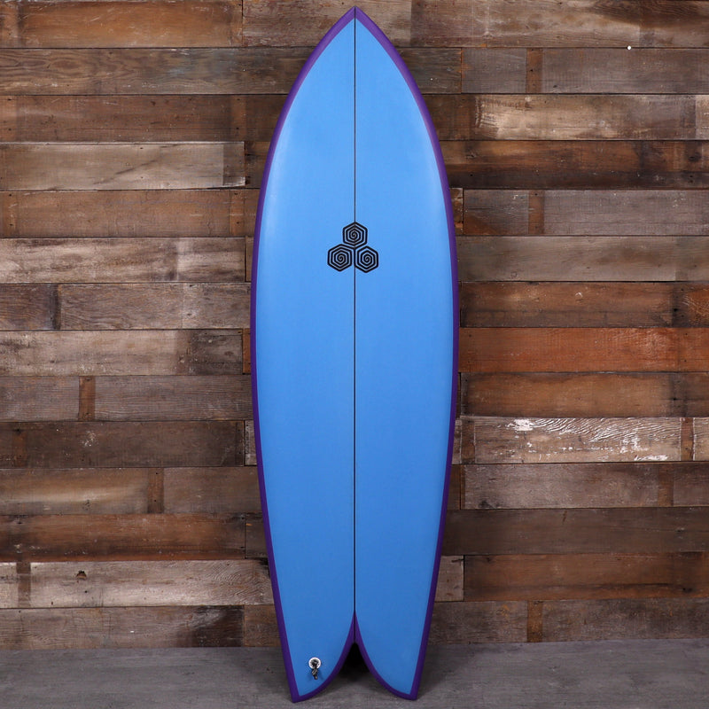 Load image into Gallery viewer, Channel Islands Feb's Fish 5'9 × 20 ⅞ × 2 ½ Surfboard - Blue/Purple • REPAIRED 1
