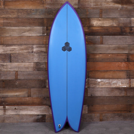 Channel Islands Feb's Fish 5'9 × 20 ⅞ × 2 ½ Surfboard - Blue/Purple • REPAIRED 1