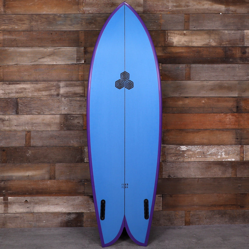 Load image into Gallery viewer, Channel Islands Feb's Fish 5'9 × 20 ⅞ × 2 ½ Surfboard - Blue/Purple • REPAIRED 2
