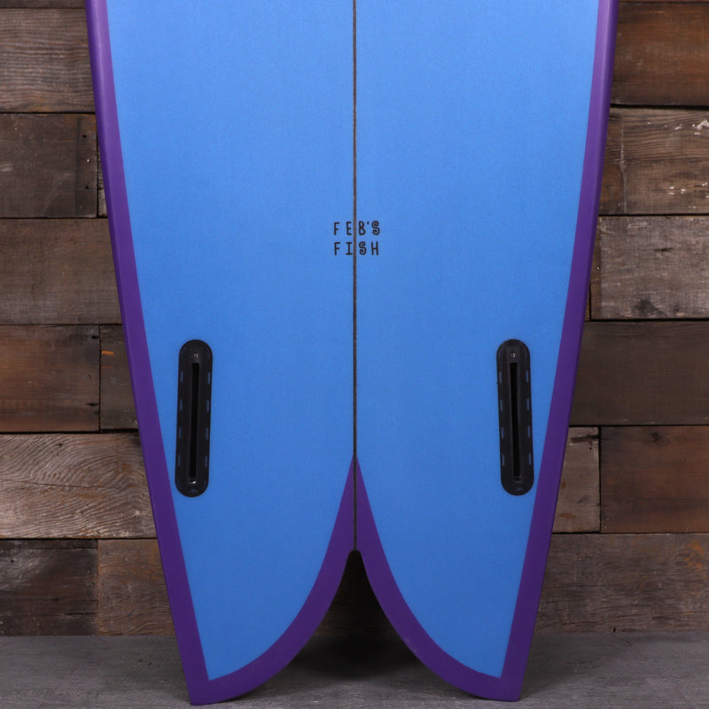 Load image into Gallery viewer, Channel Islands Feb's Fish 5'9 × 20 ⅞ × 2 ½ Surfboard - Blue/Purple • REPAIRED 3
