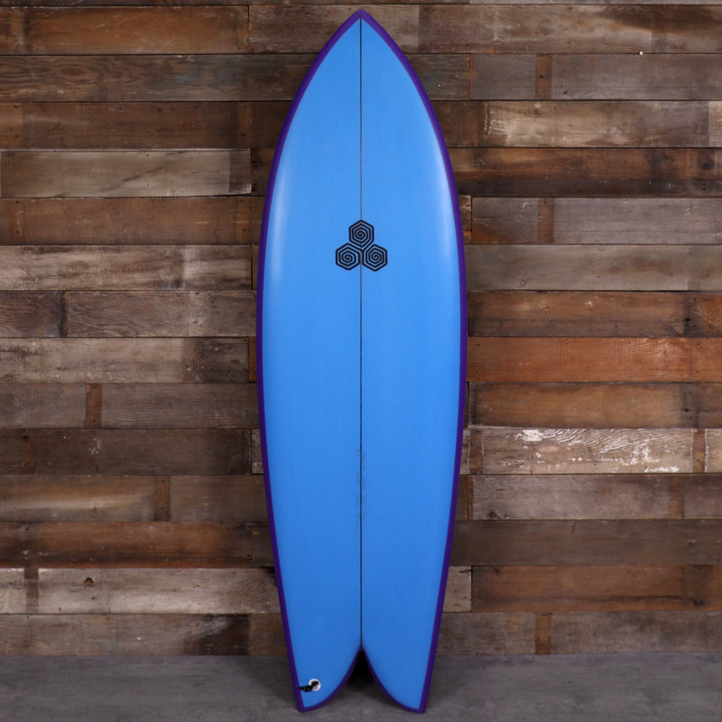 Load image into Gallery viewer, Channel Islands Feb's Fish 5'9 × 20 ⅞ × 2 ½ Surfboard - Blue/Purple 1
