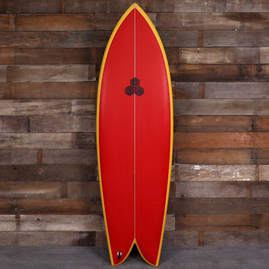 Channel Islands Feb's Fish 6'0 × 21 ¼ × 2 11/16 Surfboard - Red/Yellow • BLEMISH 1