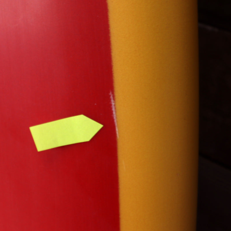 Load image into Gallery viewer, Channel Islands Feb's Fish 6'0 × 21 ¼ × 2 11/16 Surfboard - Red/Yellow • BLEMISH 6
