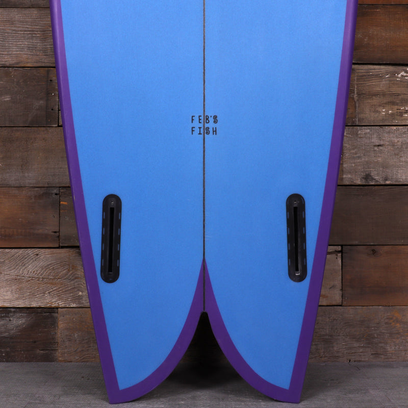 Load image into Gallery viewer, Channel Islands Feb's Fish 6'1 × 21 ½ × 2 ¾ Surfboard - Blue/Purple 
