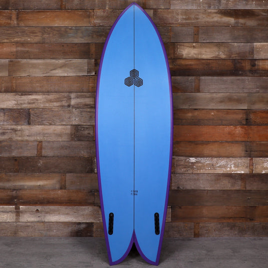Channel Islands Feb's Fish 6'1 × 21 ½ × 2 ¾ Surfboard - Blue/Purple 2