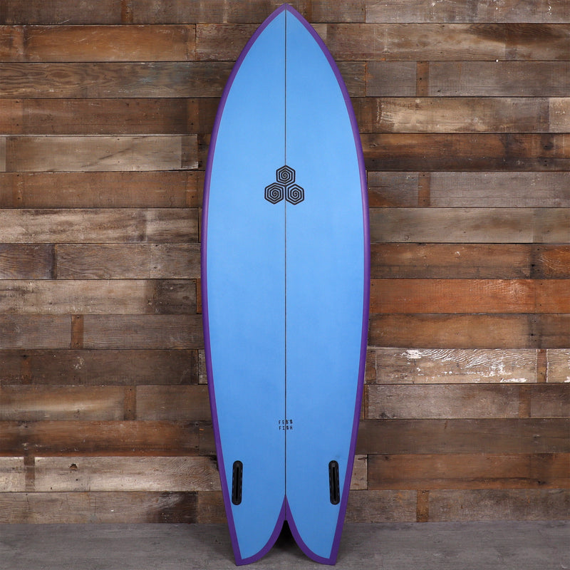 Load image into Gallery viewer, Channel Islands Feb's Fish 6'1 × 21 ½ × 2 ¾ Surfboard - Blue/Purple 2

