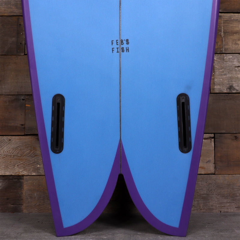 Load image into Gallery viewer, Channel Islands Feb's Fish 6'1 × 21 ½ × 2 ¾ Surfboard - Blue/Purple 3
