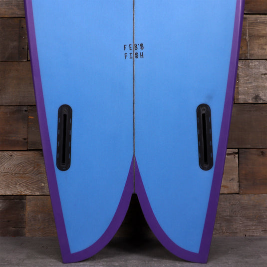 Channel Islands Feb's Fish 6'1 × 21 ½ × 2 ¾ Surfboard - Blue/Purple 3
