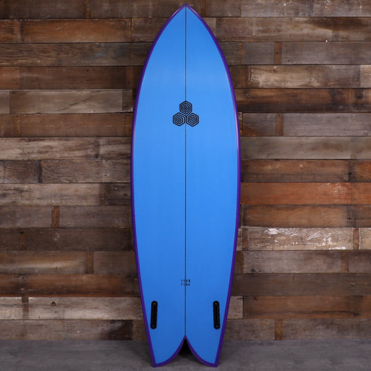 Channel Islands Feb's Fish 6'1 × 21 ½ × 2 ¾ Surfboard - Blue/Purple 2
