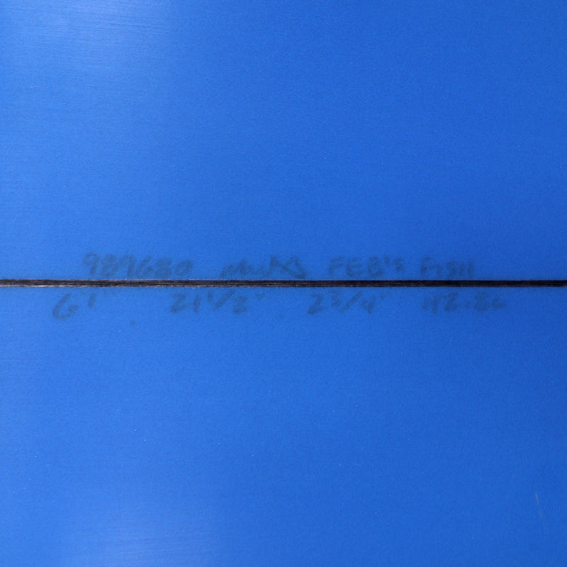 Load image into Gallery viewer, Channel Islands Feb's Fish 6'1 × 21 ½ × 2 ¾ Surfboard - Blue/Purple 4
