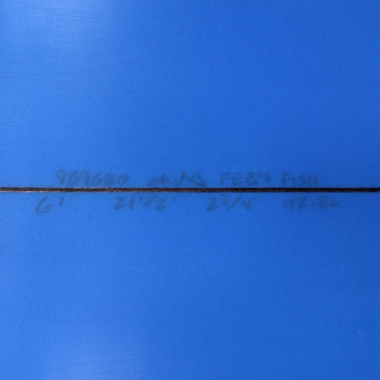 Channel Islands Feb's Fish 6'1 × 21 ½ × 2 ¾ Surfboard - Blue/Purple 4