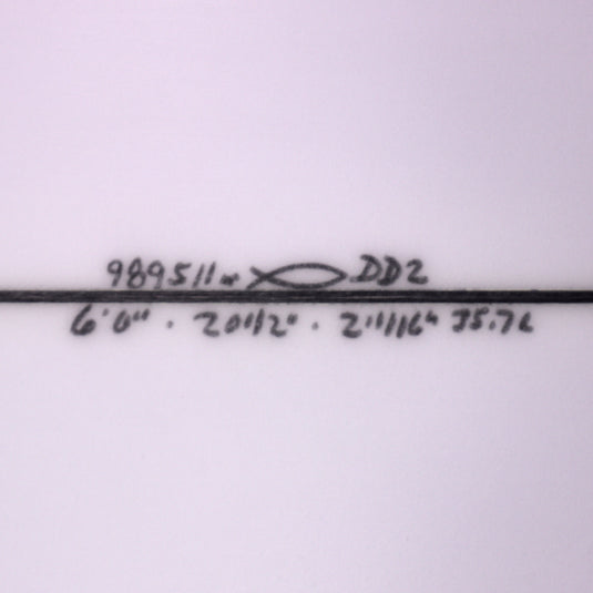 Channel Islands Dumpster Diver II 6'0 × 20 ½ × 2 11/16 Surfboard 4