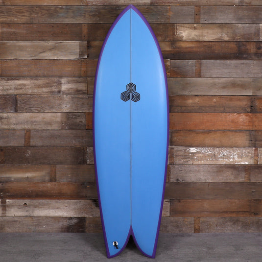 Channel Islands Feb's Fish 5'5 × 20 ⅛ × 2 5/16 Surfboard - Blue/Purple 1