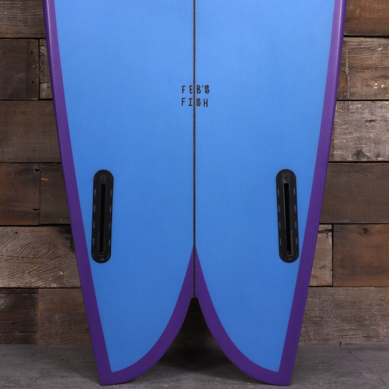 Load image into Gallery viewer, Channel Islands Feb's Fish 5'5 × 20 ⅛ × 2 5/16 Surfboard - Blue/Purple 3

