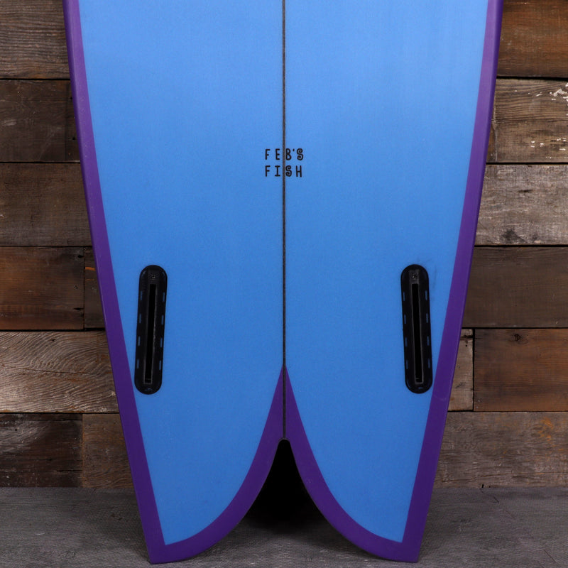 Load image into Gallery viewer, Channel Islands Feb's Fish 5'9 × 20 ⅞ × 2 ½ Surfboard - Blue/Purple 3
