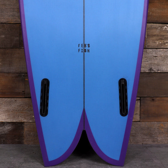 Channel Islands Feb's Fish 5'9 × 20 ⅞ × 2 ½ Surfboard - Blue/Purple 3