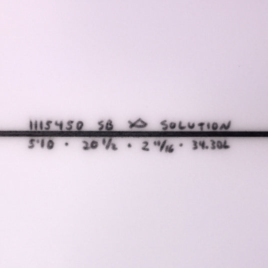 Channel Islands The Solution 5'10 × 20 ½ × 2 11/16 Surfboard 4