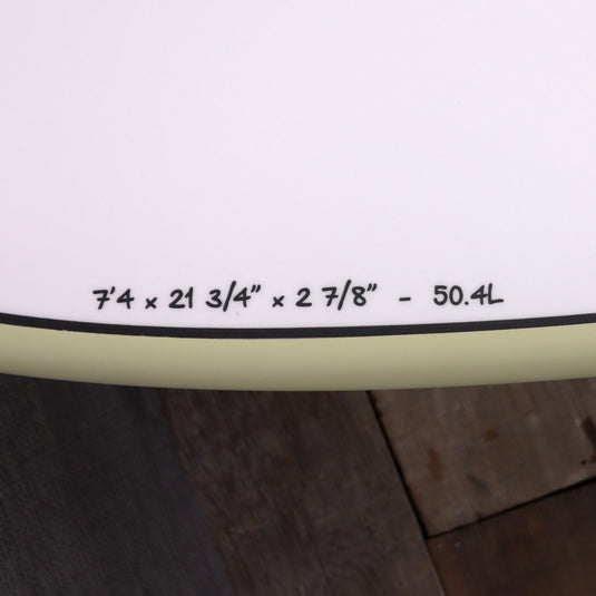 Torq CI M23 X-Lite 7'4 × 21 ¼ × 2 ⅞ Surfboard - Sand Rails 4