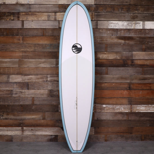Cleanline Funboard 7'6 × 21 ⅞ × 2 ⅞ Surfboard - Aqua Blue