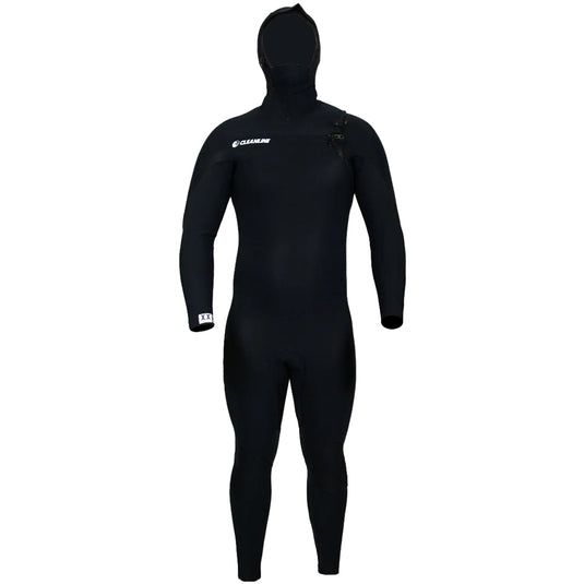 Cleanline 4/3 Hooded Chest-Zip Wetsuit 1