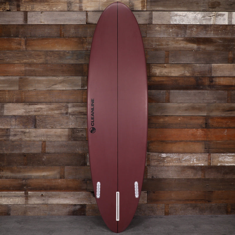 Load image into Gallery viewer, Cleanline 2 + 1 Egg 7'0 × 21 ½ ×2 ⅞ Surfboard - Faded Burgundy 2
