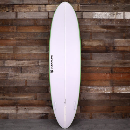 Cleanline 2 + 1 Egg 7'4 × 21 ¾ × 3 Surfboard - Light Green 2