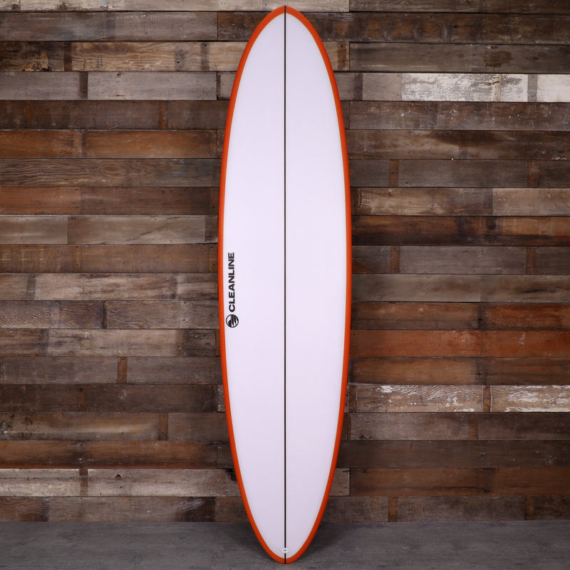 Load image into Gallery viewer, Cleanline 2 + 1 Egg 7'4 × 21 ¾ × 3 Surfboard - Orange 1
