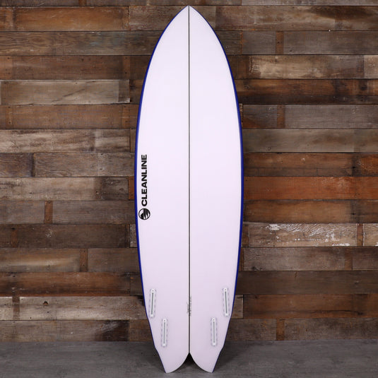 Cleanline Quad Fish 5'10 × 20 ½ × 2 ⅝ Surfboard - Dark Blue 2