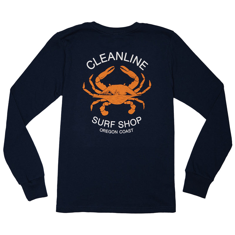 Load image into Gallery viewer, Cleanline Youth Crab Long Sleeve T-Shirt 1
