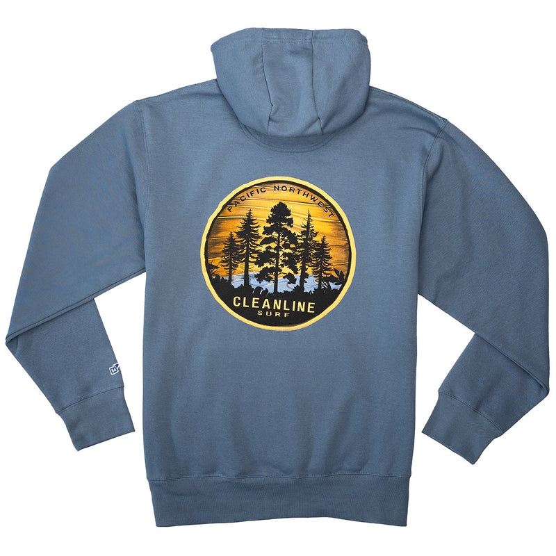 Load image into Gallery viewer, Cleanline Pacific Pines Pullover Hoodie 1
