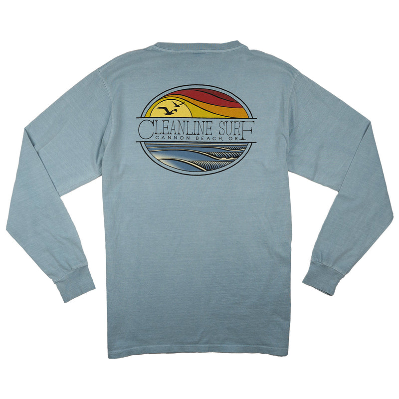 Load image into Gallery viewer, Cleanline Sun Sets Long Sleeve T-Shirt 1
