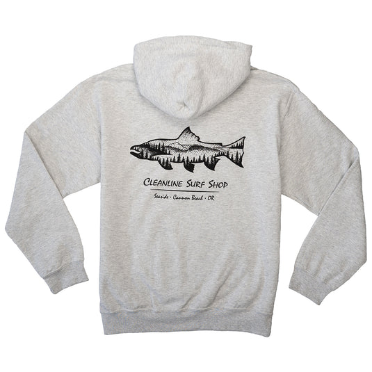 Cleanline Salmon Pullover Hoodie 1