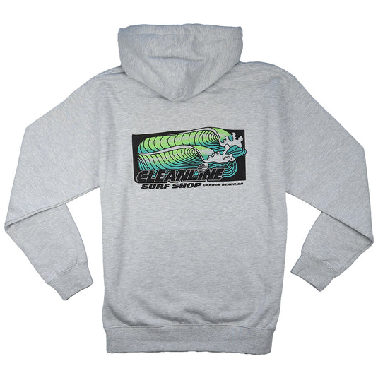 Cleanline Retro Wave Pullover Hoodie 1