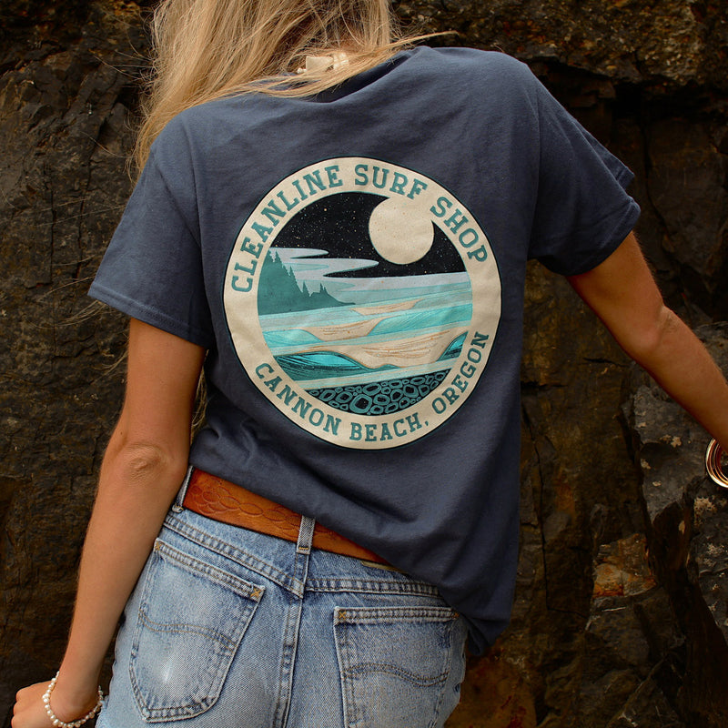 Load image into Gallery viewer, Cleanline Blue Moon T-Shirt 5
