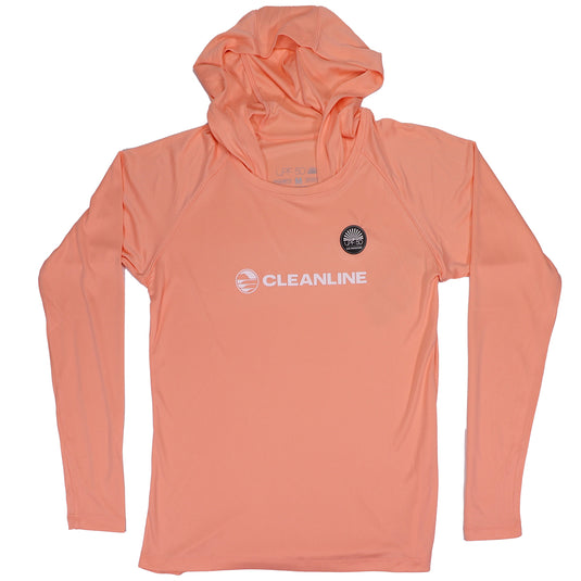 Cleanline Women's Long Sleeve Hooded Sun Shirt 1