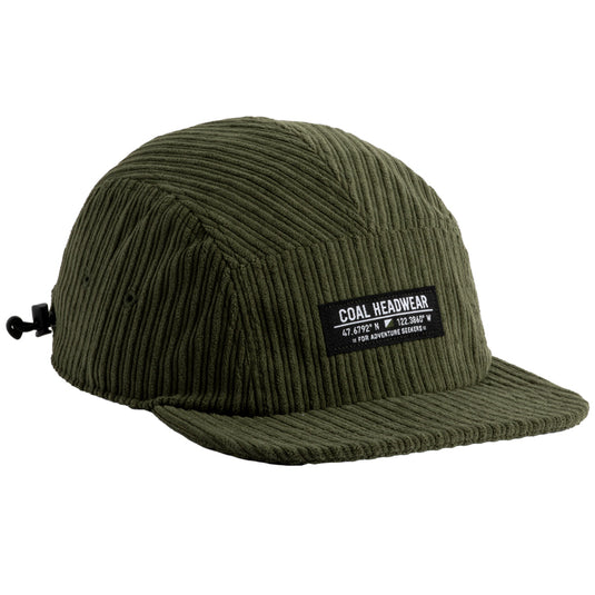 Coal Analog Corduroy 5-Panel Cap 1