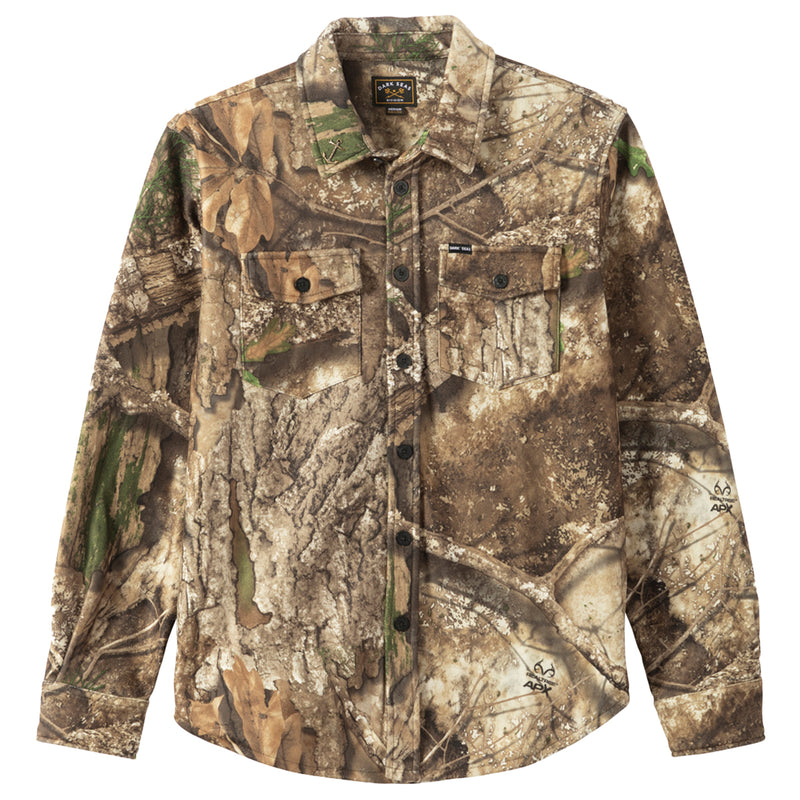Load image into Gallery viewer, Dark Seas Zulu Realtree Long Sleeve Button-Up Flannel 1
